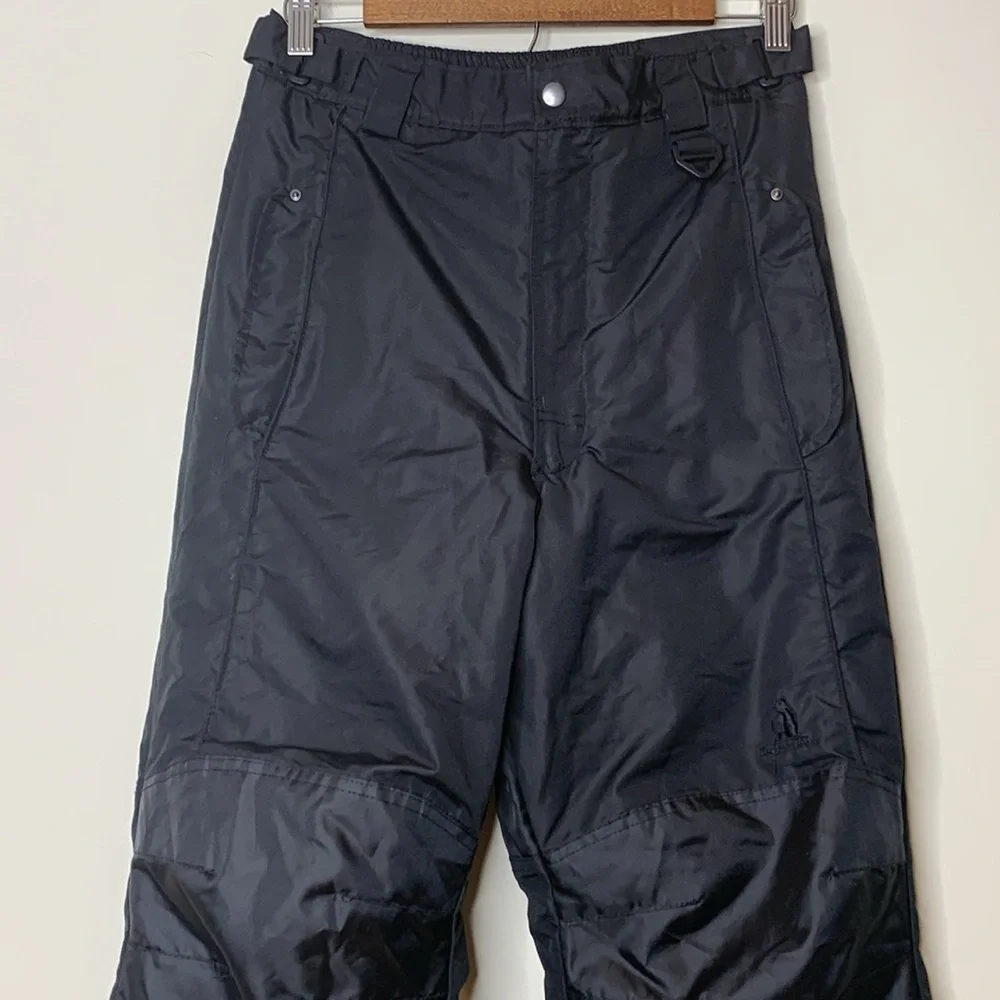 Rugged Bear | Black Insulated Winter Snow Ski Pants 14/16